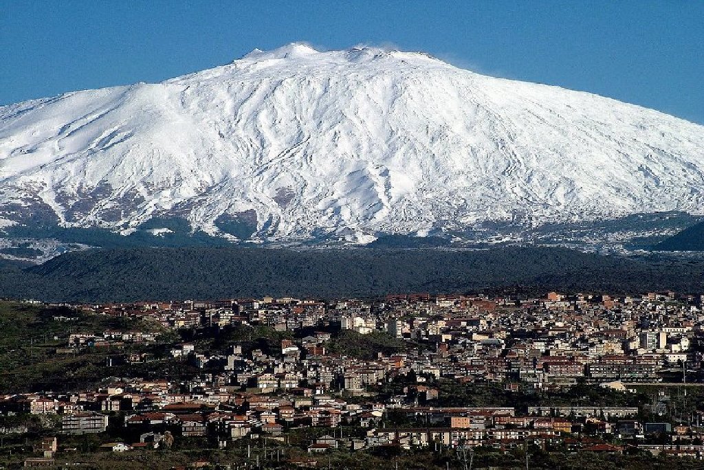 Vista etna da Bronte
