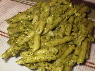 Pennette al pesto di pistacchio